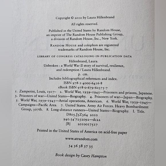 Unbroken A World War II Story of Survival, Resilience, and Redemption by Laura H - Picture 10 of 15